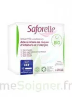 Saforelle Serviettes Hygiéniques Nuit Coton Bio B/10 à Saint-Médard-en-Jalles
