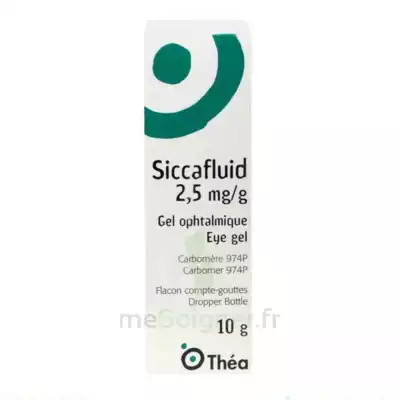 Siccafluid 2,5 Mg/g, Gel Ophtalmique à Saint-Médard-en-Jalles