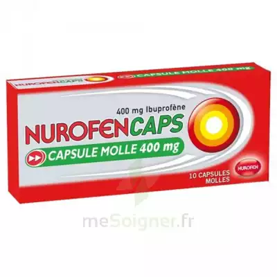 Nurofencaps 400 Mg Caps Molle Plq/10 à Saint-Médard-en-Jalles