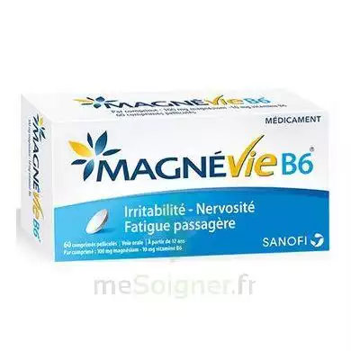 Magnevie B6 100 Mg/10 Mg Comprimés Pelliculés Plaq/60 à Saint-Médard-en-Jalles
