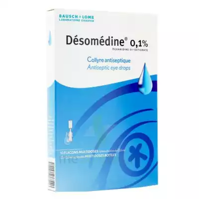 Desomedine 0,1 % Collyre Sol 10fl/0,6ml à Saint-Médard-en-Jalles
